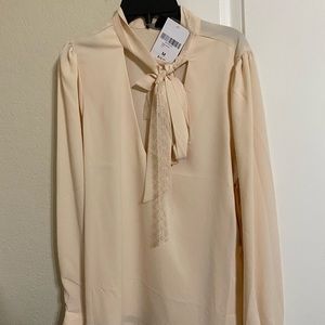 Cream blouse